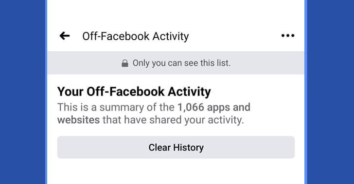 Mjeti i privatësisë, Off, Off -Facebook , Activity, Mjeti