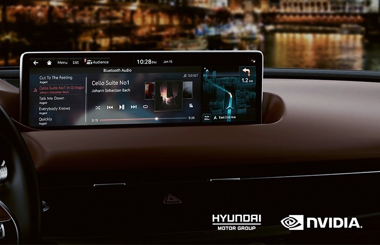 Hyundai lançon ccOS për makinat e lidhura me NVIDIA
